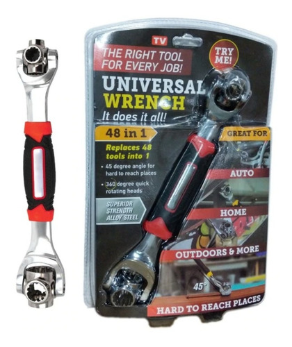 Llave Universal Wrench 48 En 1 De Acero Herramienta Tuercas