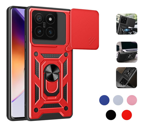J Funda Para Redmi Note Poco Case Shock + Mica Cristal
