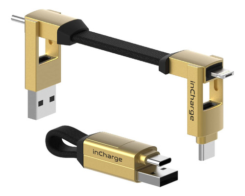 Rolling Square Incharge - Cable De Carga Portátil Con 6 Lla