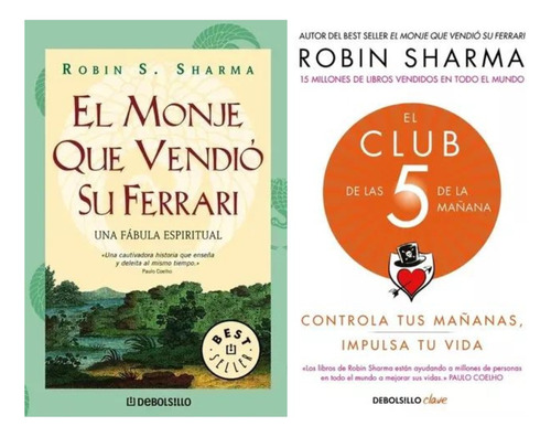 Libro El Monje Que Vendió Su Ferrari (pack X2)