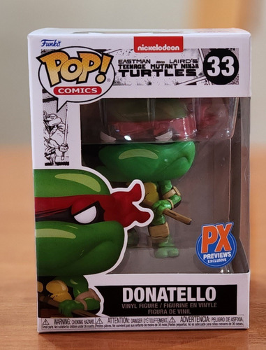 Funko Pop Donatello #33 Exclusivo Px (Usado)