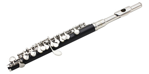Flauta Piccolo Ottavino De Tamaño Medio, Cuproníquel, Chapad