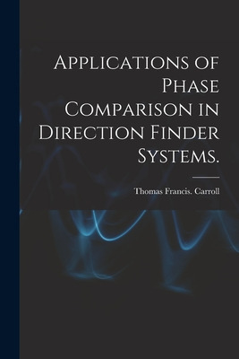 Libro Applications Of Phase Comparison In Direction Finde...