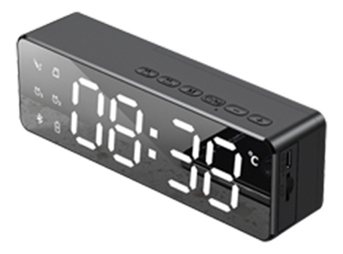 Reloj Despertador B Mini Bluetooth Audio Espejo Subwoofer Se