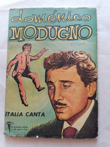 Domenico Modugno Italia Canta Libro Antiguo