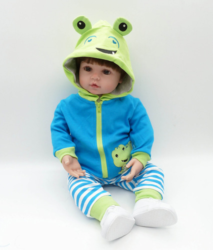 Ropa Para Muñeco Reborn Niño Cocodrilo Conjunto 3 Piezas