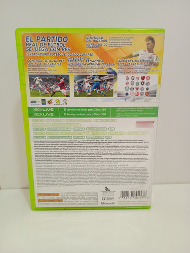 Jogo Pes 2013 - Xbox 360 - Original (mídia Física) Completo (Usado)