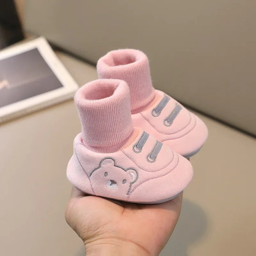 Calcetines Para Bebés Con Suela De Goma Suave, Zapatos Para