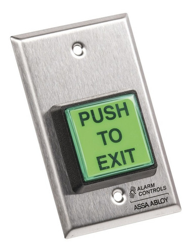 Boton De Evacuacion Con Accion Momentanea Ul Led Alto Brillo