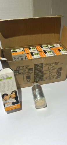 Foco Led Tecnolite Base G-9 3watts 3000k Disipador Aluminio Blanco Cálido