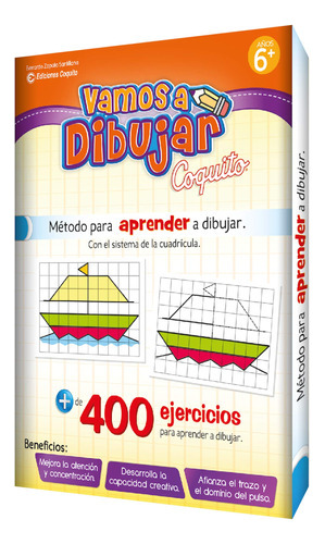 Pack Vamos A Dibujar Con Coquito (6 Libros) 