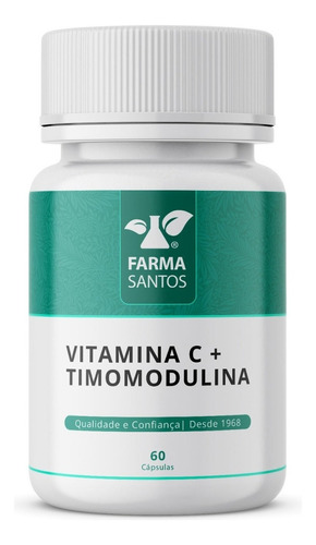 Vitamina C 500mg + Timomodulina 80mg Aumento Da Imunidade Sabor Sem Sabor