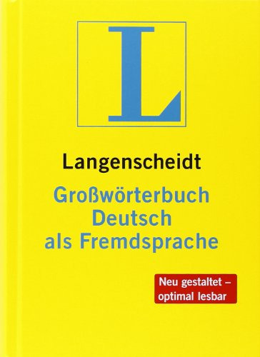 Langenscheidt Grossworterbuch Deutsch Als Friemdsprache Cd-r