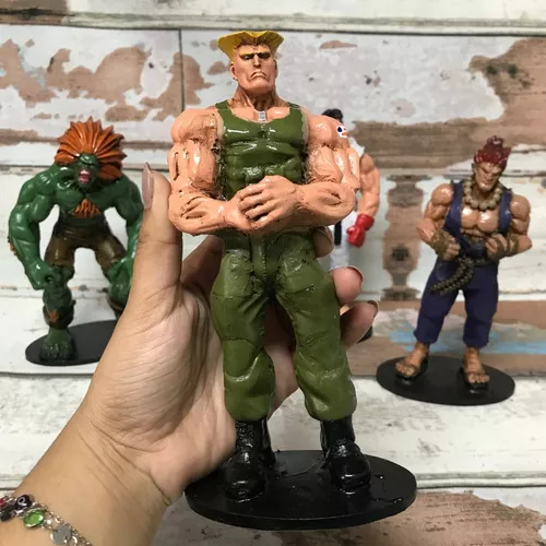 Guile Street Fighter Boneco Colecionável Resina