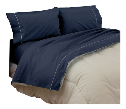 Imagen 1 de 8 de Sabanas King Size 1.80 X2 Mts Juego Euro Percal Tango Oregon
