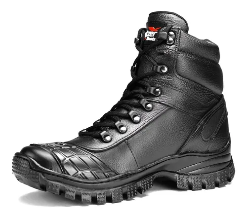 Bota masculina couro mercado cheap livre