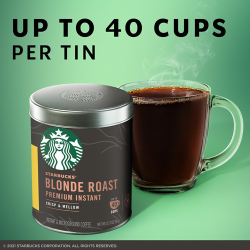 Café Instantáneo Premium Starbucks Tostado Rubio 100