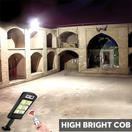Luz Solar Reflectante 200 W Led Con 4 Sensores Automáticos Y