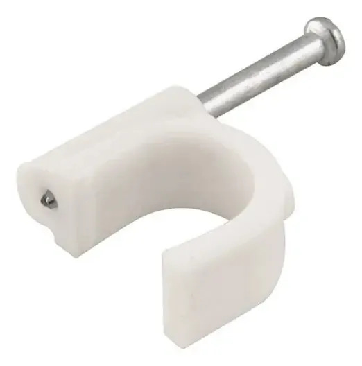 Fixa Fio Redondo 10mm Branco Com 20 Vonder