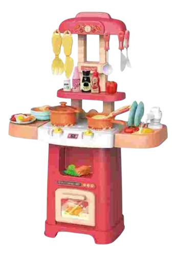 Cocina De Juguete Con Accesorios Para Niñas