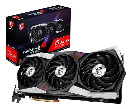 Placa de video AMD MSI Gaming X Trio Radeon RX 6900 Series RX 6900 XT 16GB