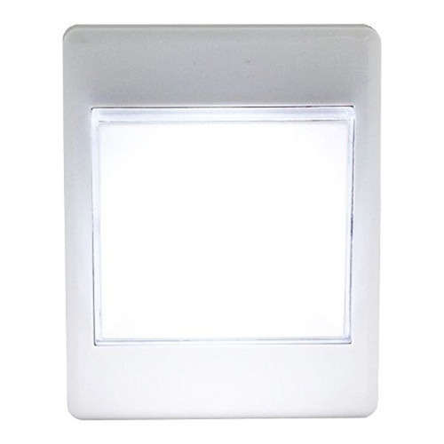 Imagen 2 de 10 de Velador Pared Tecla Luz Led Pasillo Escalera Ropero Cajonera