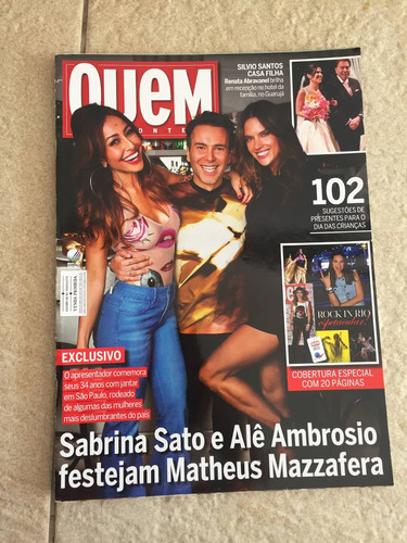 Revista Quem Caio Castro Carolina Ferraz Bruna Marquezine