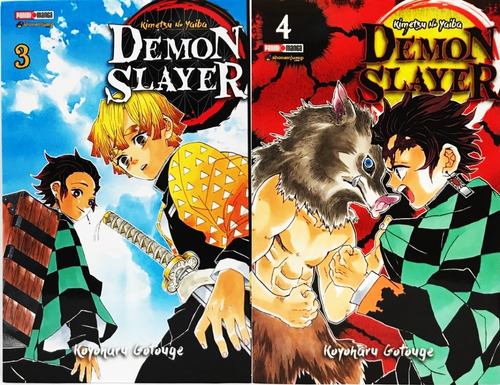 Manga Demon Slayer Kimetsu No Yaiba Tomos 3 Y 4 Panini 