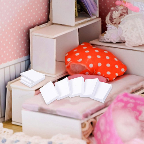 150 Piezas De Libro De Casa De Muñecas En Blanco, Libros En