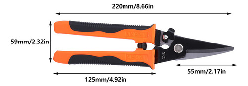 Tijeras De Bricolaje Para Cortar Láminas De Metal De 8 Pulga