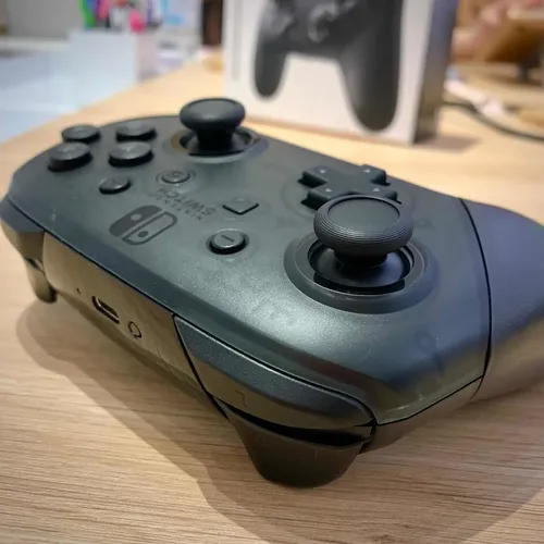 Controle Nintendo Switch Pro Controller Preto Lacrado C/ Nf