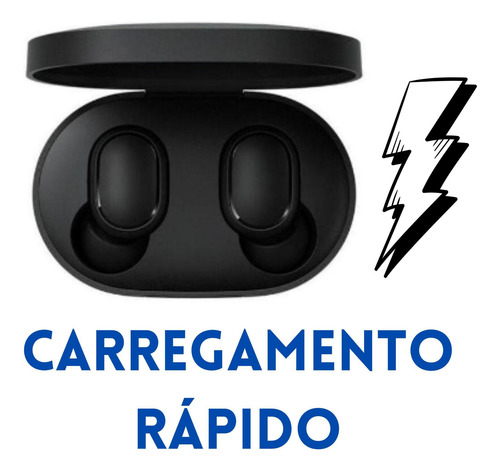 Fone De Ouvido Via Bluetooth Preto Básico Para Samsung A52