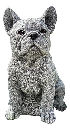 Adorno De Bulldog Francés De Jardín Eeneme, Estatua De Perro