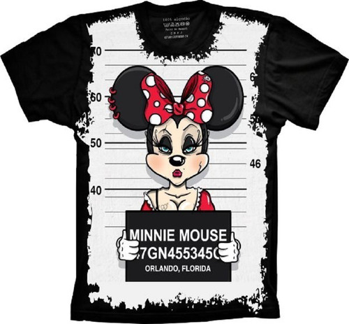 Camiseta Plus Size Legal - Minnie - Presa