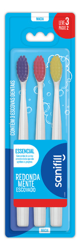 Escova Dental Sanifill Essencial Leve 3 Pague 2