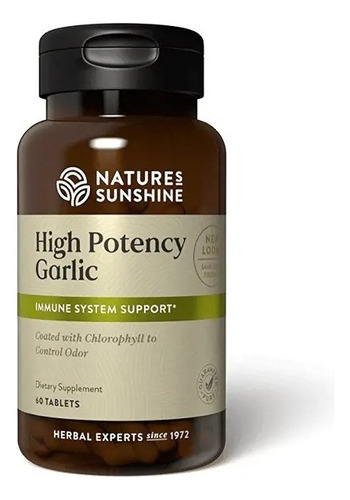 Nature's Sunshine | Garlic High Potency | 400mg | 60 Tablet