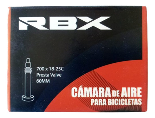 Camara Bicicleta Rbx Aro 700 X 18-25c Valvula Francesa 48mm