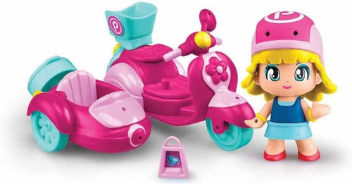 Muñeca Pinypon Mix & Match Set Moto 17 Accesorios