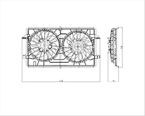 Chevrolet Malibu Radiador Ventilador De Refrigeración