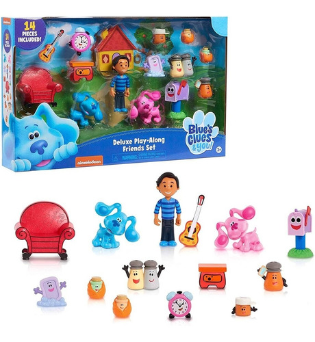 Play Set Muñecos Figuras Deluxe Nickelodeon Josh Blue Amigos