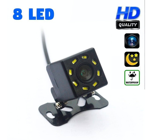 Camara De Reversa Universal 8 Leds Hd