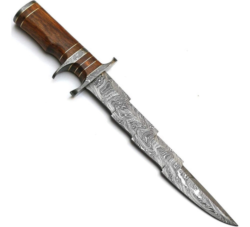 15 Pulgadas - Sub Hilt - Acero De Damasco Hecho A Mano, C...