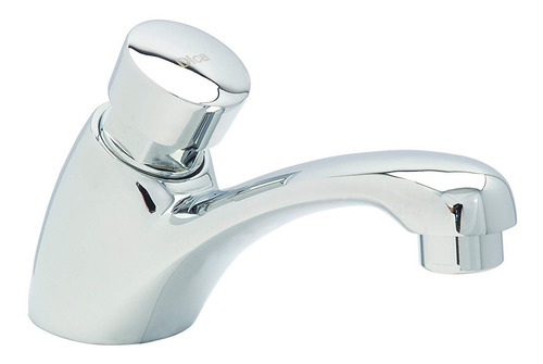 Llave Individual Temporizada Para Lavabo Dica 4210 Cromo