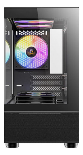 Gabinete Gamer Antec Cx200m Rgb Elite Vidro 5 Fans 120mm