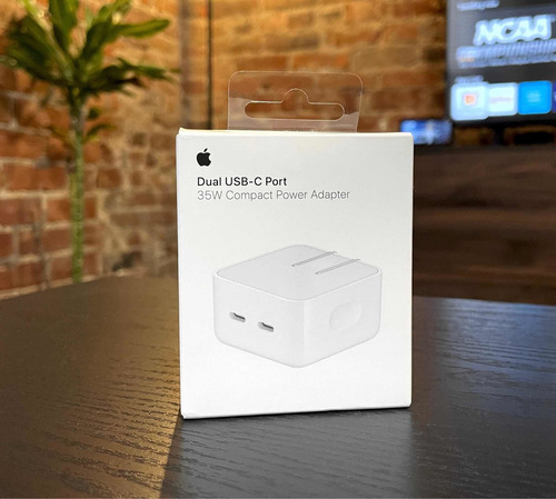 Cargador 35w Dual Usb-c Port Apple iPhone iPad Original