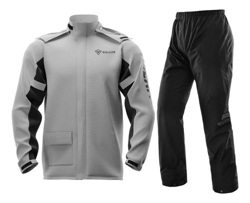 . Conjunto De Chubasquero Impermeable Para Moto. Grey