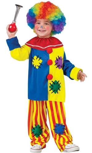 Disfraz Para Niño Payaso Big Top Talla 12-24 Meses