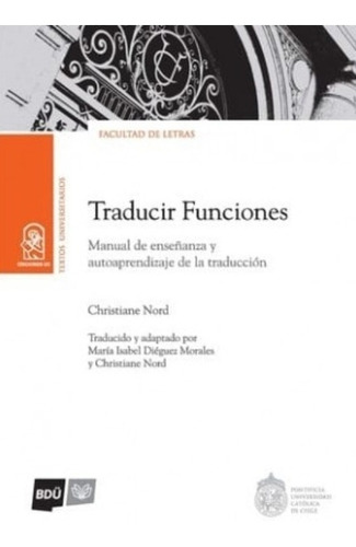 Traducir Funciones. Manual De Enseñanza Y Autoaprendiz /036