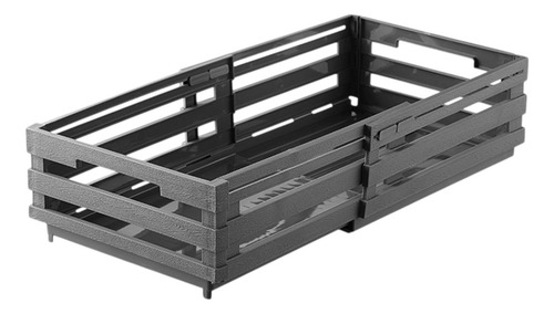 Cesta De Almacenamiento Organizadora De Armario, Gris