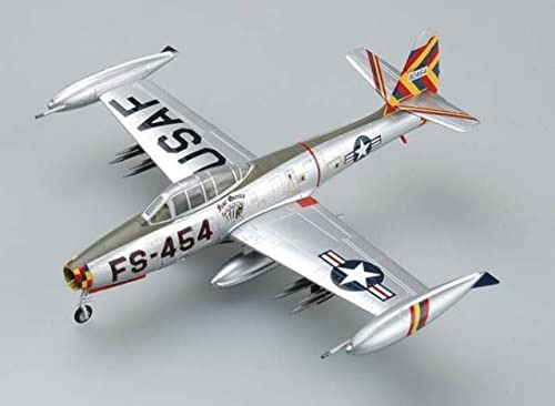Fácil Modelo F-84g De Thunder Jet Four Queens - Olie Volado 